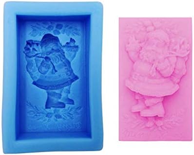 Miniatura 2 de YAFOWP Molde de silicona para gatos y peces, molde de jabón de silicona con forma de gato de cara grande, molde de jabón de animales, el mejor