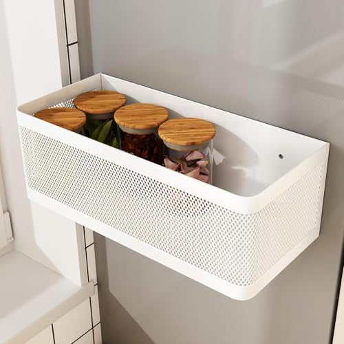 Estante magnético para refrigerador organizador de cocina de 12,5x28 cm 2