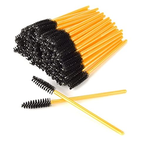 AIBAOBAO 100Pcs Desechables Cepillos de Pestañas Cover
