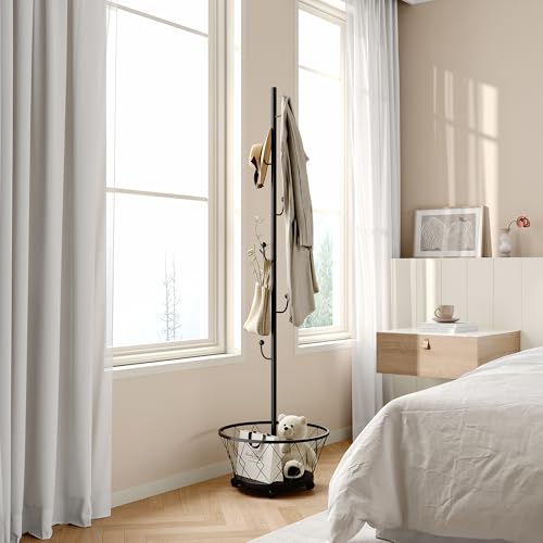 Neohomee Perchero negro con forma de cactus