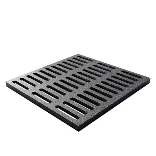 Couvercle de fosse septique 60x60 en fonte et grille d'évacuation routière