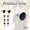 8PCS Dress Shirt Studs Black Elegant Shirt Buttons Cufflinks Accessories Classic and Formal Black Cufflinks for Men Best Gift Suitable for Banquet, Wedding, Ceremony and Business #1