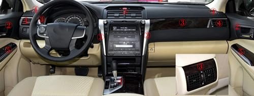 Rénover intérieur Camry XV50 avec stickers carbone de commande centrale - 7