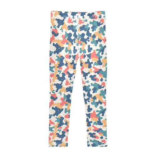 KLL Military Camouflage Pattern Safari Toddler Girls' Active Leggings Fashion Full Length Sweatpants Exercise2