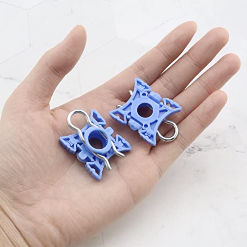 eMagTech 4 Stück Auto Fensterheber Schieberegler Frontscheibenheber Führung Gleitbacke Ersatzteile für 740 940 960 S80 XC70 XC90 V70 S60