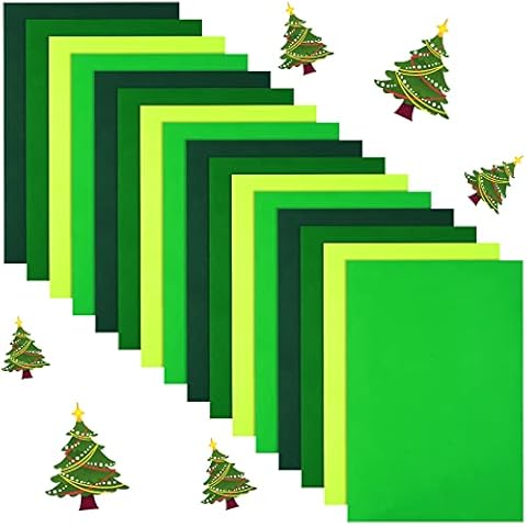 16 Pieces St. Patrick's Day Felt Sheets Cover