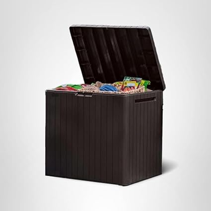 Keter City 30 Gallon Resin Outdoor Storage Box