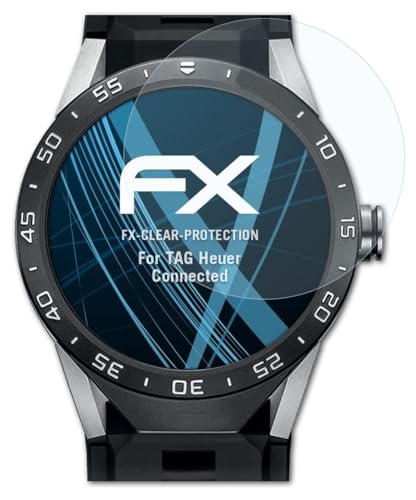 atFoliX Screen Protection Film compatible with TAG Heuer Connected Screen Protector, ultra-clear FX Protective Film (3X)