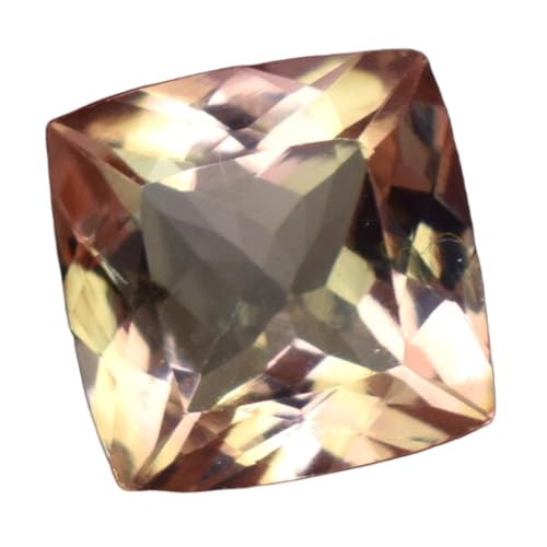 Topaze jaune taillée 8,9x8,9 mm pour fabriquer un bijou personnalisé d'exception