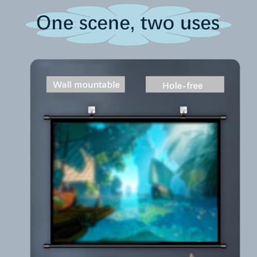 Pantalla de proyeccion plegable rapida que soluciona problemas de espacio 6