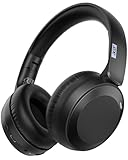 acer Wireless Bluetooth Headphones, 70 Hours Playtime, Foldable Over-Ear Headphones with 40mm Drivers, Memory Foam Earpads, Multipoint Bluetooth 6.0 for Travel, Home, Office, Black