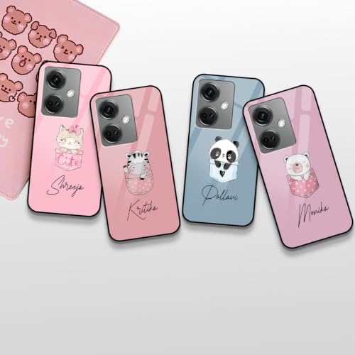 Image of COLORflow Back Cover Compatible with OnePlus Nord CE 3 5G | Cute Pocket Cartoons Color Customized | Shockproof TPU Bumper with Camera Protection Back Cover Compatible with OnePlus Nord CE 3 5G