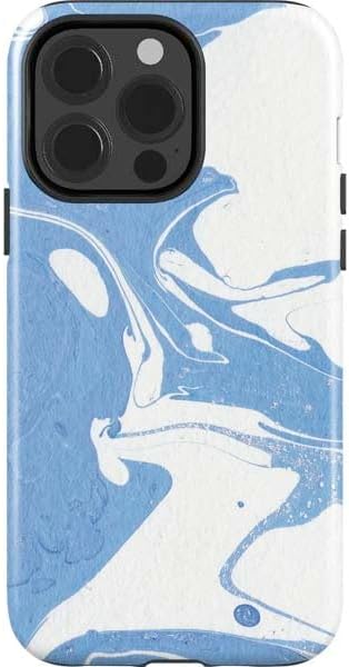 Skinit Impact Phone Case Compatible with iPhone 13 Pro - Ocean Blue Marble Design