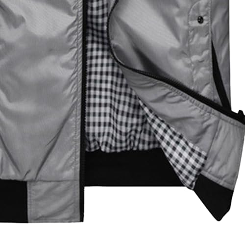Flight jacket décontractée en coton pour les sorties citadines