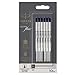 PARKER QUINKflow Recambios de tinta para bolígrafos | punta mediana | tinta negra | paquete de 10