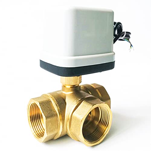 Vanne électrique DN32 automatique 3 ports DC12V-24V commande d'eau - 4