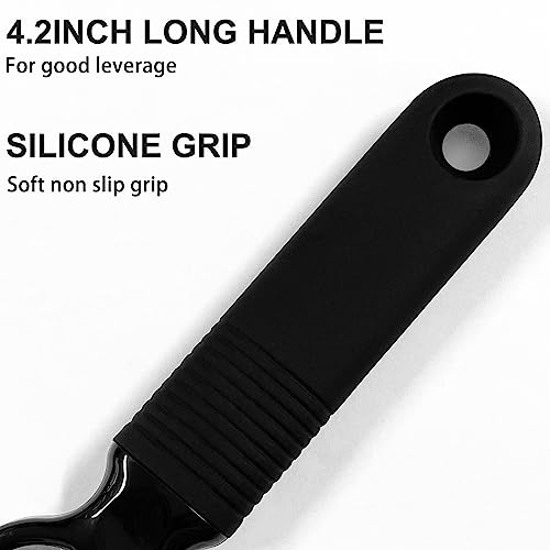 DUNLAGUE 2-in-1 Soda Can Tab & Beer Bottle Opener, Black, 2-Pack by DUNLAGUE - Used condition - Image 3