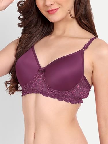 Image of FIMS - Fashion is my style Women Lace Padded Bra Lightly Pad Full Coverage