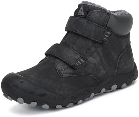 Mishansha Kinder Winterschuhe Mädchen Winterstiefel Jungen Warm Schneestiefel Gefüttert Boots Gr.24-38