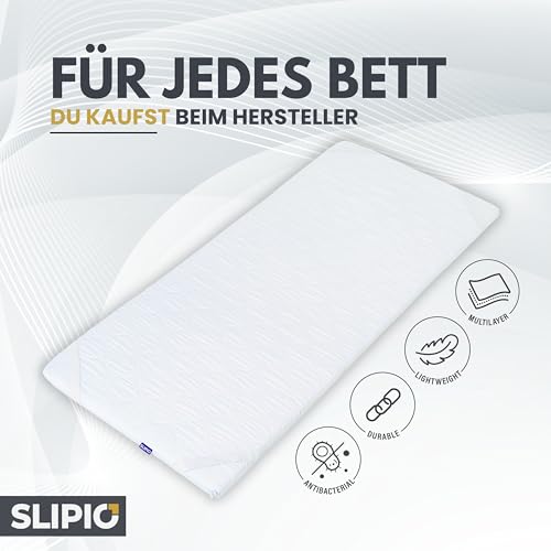 Surmatelas 130x190 6 cm 5 zones massage SLIPIO
