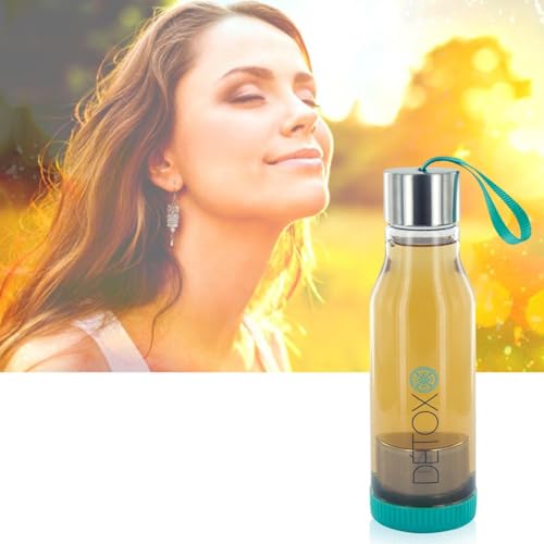 Totally Addict Bouteille avec infuseur, 3 modèles, rose, vert, bleu – se env a en couleur aléatoire, – se vendu à l'unité. CMKA1603