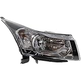 Guncmte Headlight for Chevy for Cruze Eco/LS/LT/LTZ 12 Diesel 14-15 2Nd Design Right w/Bulb Clear Lens
