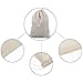 Pangda 30 Pack Muslin Drawstring Cotton Bags for Gifts (5 x 7 Inch)
