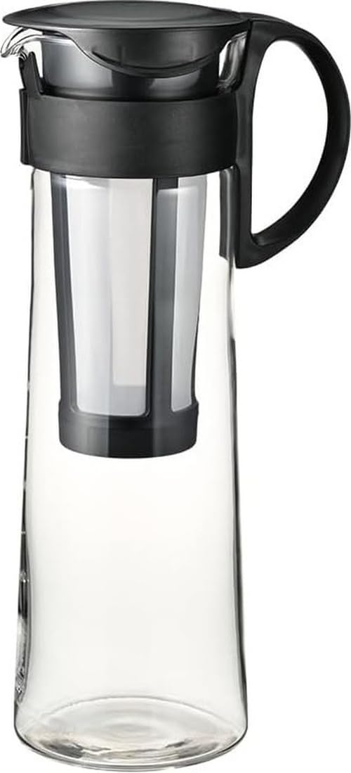 HARIO MCPN-14-B Cold Brew Kaffeekanne, Schwarz, 1000 ml, hergestellt in Japan