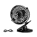 Q&A Przenośny wentylator z klipsem 20 cm 2500 mAh akumulator USB wentylator biurkowy – mocny przepływ powietrza – niski poziom hałasu – obrót o 720° osobisty klips wentylator do wózka dziecięcego, na kemping, do domu, biura, podróży (bez baterii)