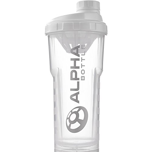 Alpha Bottle 750ml proteine ​​shaker (bianco)