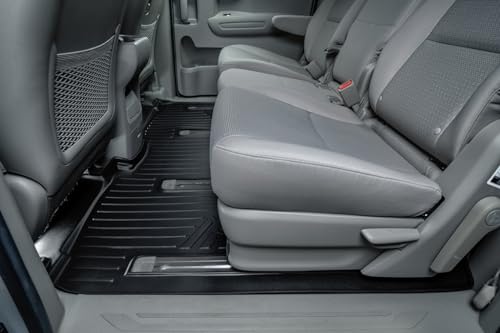 SMARTLINER All Weather Custom Fit 2nd Row Floor Mat Liner Set Compatible with 2015-2021 Kia Sedona - Thumbnail 2