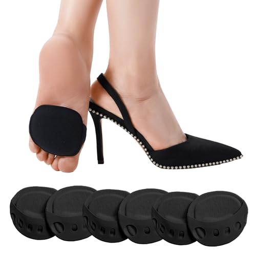 Image of Toe Cover with Padding Toe Topper Liner Cushions Socks Non-Skid Bottom | Ball of Foot Pain Relief Cushions Peep Toe Sandals for Women Stays in Place Toe Separators Bunion Corrector Cushion