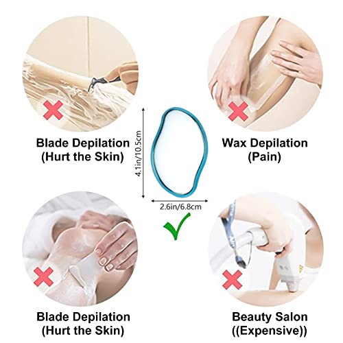 Crystal-Hair-Eraser-for-Women-and-Men-Crystal-Hair-Remover-Magic-Hair-Eraser-Portable-Epilator-Painless-Exfoliation-Hair-Removal-Tool-for-Arms-Legs-and-Back-Fast-Easy-Reusable-Washable-Blue