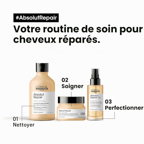 ?Oréal Professionnel Serie Expert Absolut Repair Masque Régénérant Pour Cheveux Secs Et Abîmés 500 Ml - vue 7
