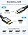 Highwings Mini HDMI to HDMI Cable 6FT, (4K 60Hz) High Speed HDMI to Mini HDMI Male Bi-Directional 2.0 Cord, for HDTV, Tablet, Camera and Camcorder [Aluminum Shell, Nylon Braided]