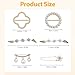 8 Pcs Fashion Accessories -Vintage Sweater Clips Scarf Ring Clip -Shirt/Dress/Ties/Sweater/Shawl Clips Pearl Brooch Pins -Brooches for Women Circle Clip Decoration (D)