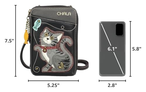 Image of CHALA Wallet Crossbody Cell Phone Purse - Women Faux Leather Multicolor Handbag with Adjustable Strap