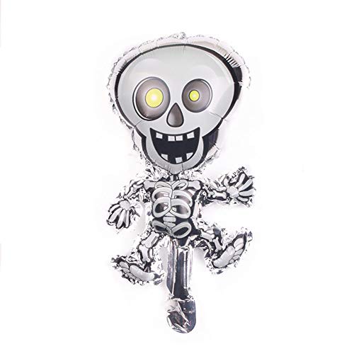 Halloween Foil Balloons, 10Pcs Mylar Foil Balloon Set Party Factory Pumpkin Witch Skeleton Ghost Monster For Halloween Birthday Party Supplies #TOP3