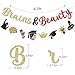 Brains And Beauty Banner, Pre-strung Graduation Banner, Graduation Party Decorations for Graduation Girls, Graduation Woman