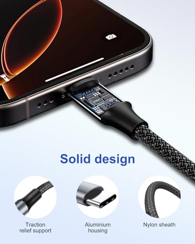 Adaptador USB C a Jack 3.5mm, Adaptador Auriculares Tipo C with Chip DAC adaptador Jack a USB C Splitter para iPhone 17/16/15 Pro Max Plus, iPad, MacBook, Galaxy S25 S24, Google Pixel, Huawei, Xiaomi - imagen 4
