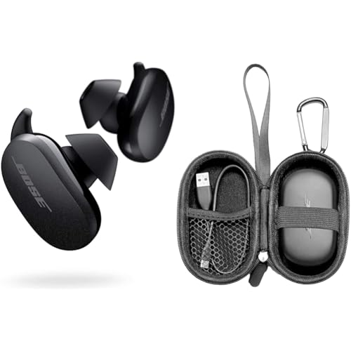 Bose Quietcomfort Noise Cancelling Bluetooth Truly Wireless in Ear Earbuds with Mic...