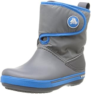 crocs Crocband II.5 Gust Snow Boot (Toddler/Little Kid), Charcoal/Ocean, 7 M US Toddler