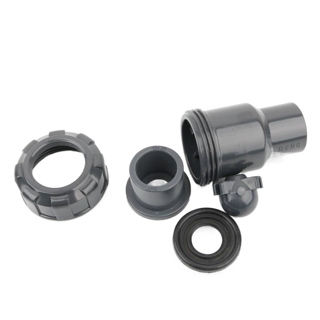 Válvula antirretorno unidireccional de PVC (1 unidad) for acuarios, riego de jardines y aplicaciones industriales - 20 mm, 25 mm, 32 mm, 40 mm, 50 mm(ID25mm)