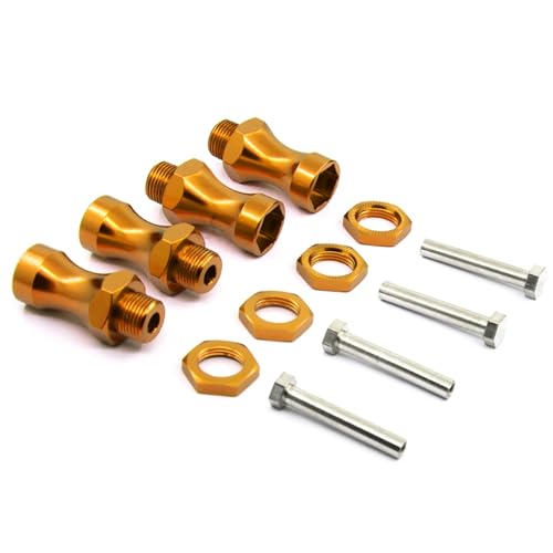 RC�N���[���[�p�A�b�v�O���[�h�p�[�c For HSP 1/10 �z�C�[���Z�p12mm��]17mm��������30MM�A�_�v�^�[RC�J�[�o�M�[�r�b�O�t�b�g�g���b�N1/8�^�C���g�p�\RC�J�[�p�[�c�A�N�Z�T���[(Yellow)