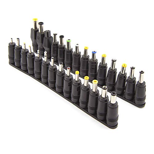 PChero 28pcs Universale Connettori per Alimentatori Presa di Ingresso DC Jack per PC Portatile e Notebook