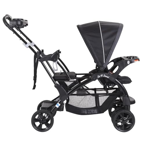Image of Baby Trend Sit N' Stand Double Stroller, Onyx