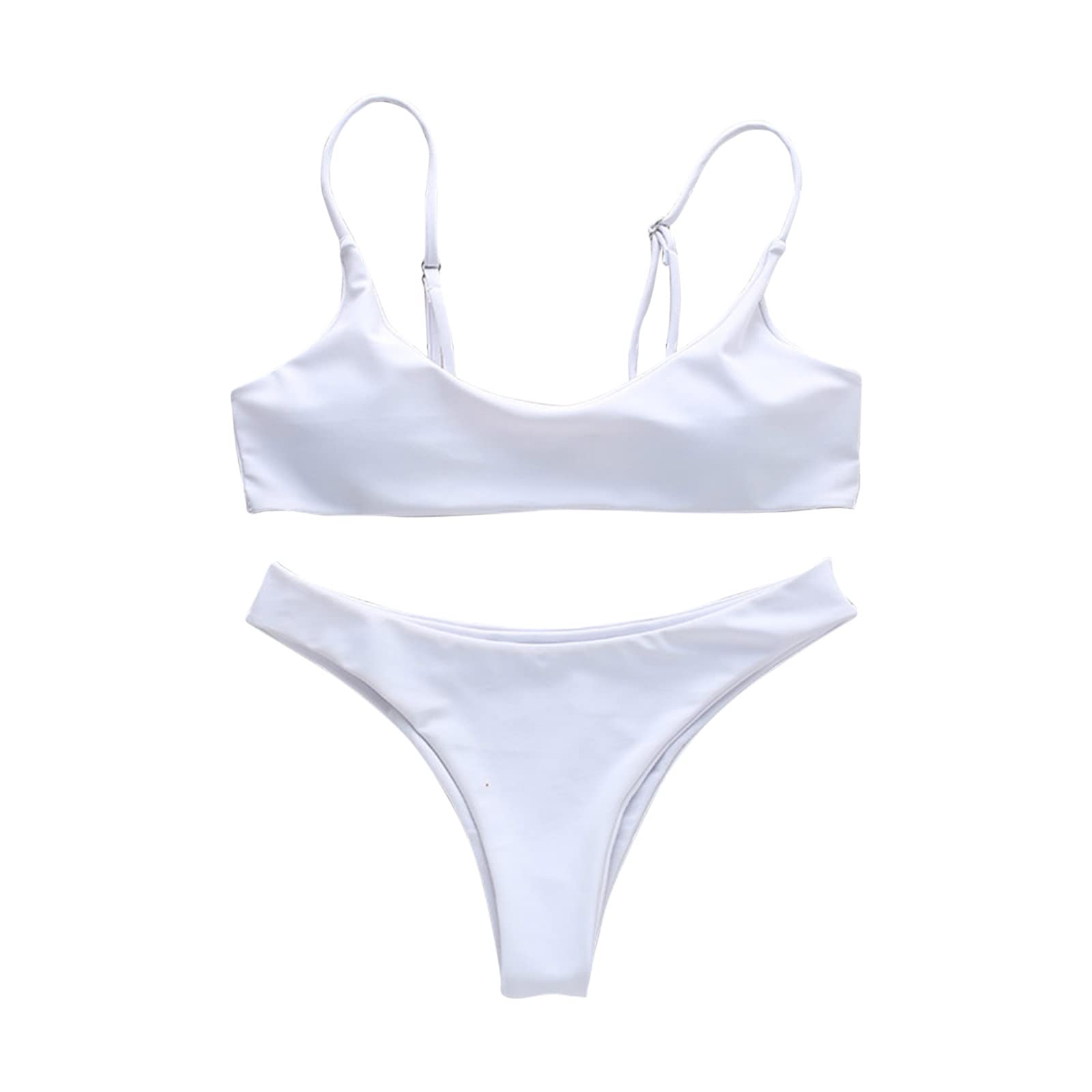 Bikinis - Bata de baño para mujer, estilo brasileño, push-up, color rosa, talla M