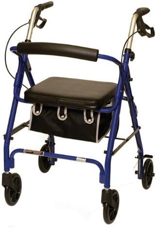 ProBasics Junior Rollator with Loop Brakes and Pouch (Blue) by ProBasics