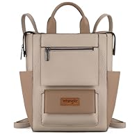 Montana West Wrangler Women Backpack Purse Convertible Backpack Vegan Leather Ladies Anti Theft Backpack with Adjustable Strap WG161-91123LKH
