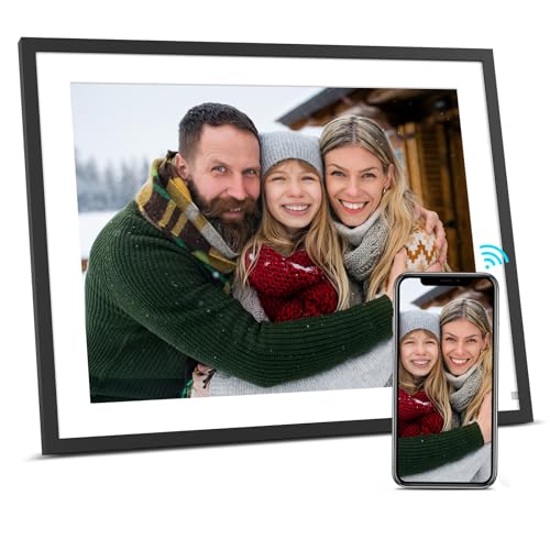 Bsimb 16.7 Inch 32Gb Extra Large Digital Picture Frame Wifi, Smart Photo Frame With Hd Touch Screen, Auto-Rotate, Motion Sensor cover